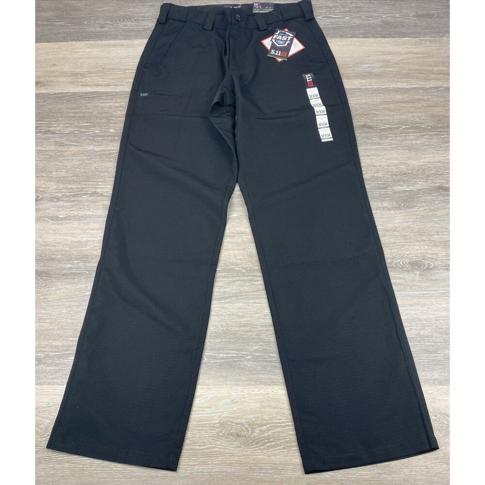 5.11 Tactical Pants Men 32X34 Blk Fast Tac Urban Military Ripstop Conceal Range